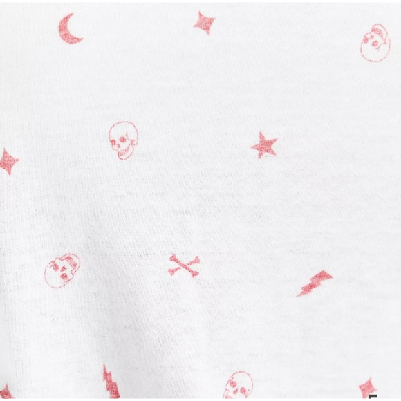 TORRID WHITE RED SKULL TRIBLEND JERSEY MYSTIC ICONS VINTAGE TEE 2X 18/20 NWT - Picture 3 of 3